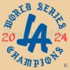 World Series Champions 2024 LA Dodgers SVG