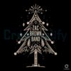 Zac Brown Band Christmas Tree SVG