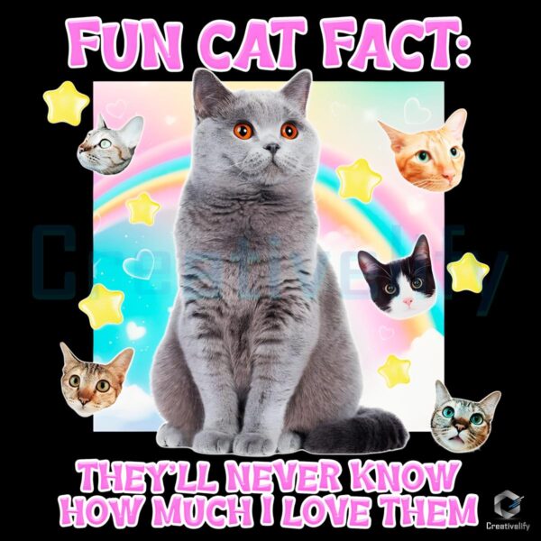 Adorable Cat Fact Theyll Never Guess My Love for Them PNG