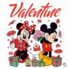 Adorable Valentine Heart Mickey Minnie Mouse SVG Design