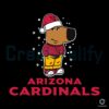 Arizona Cardinals Chill Guy Christmas Football SVG