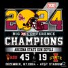 Arizona State Sun Devils 2024 Big 12 Champs SVG PNG Design