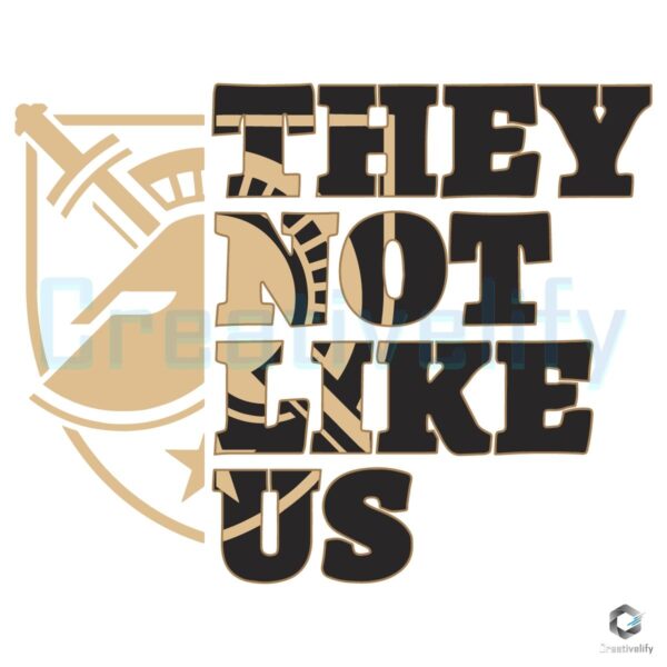 Army Black Knights SVG College Football Fans Theyre Not Like Us