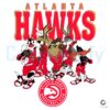 Atlanta Hawks x Looney Tunes NBA Basketball SVG Design