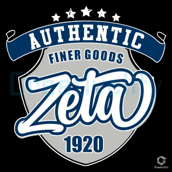 Authentic Vintage Zeta Phi Beta 1920 SVG Design