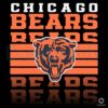 BacktoBack Chicago Bears Football Logo SVG Design