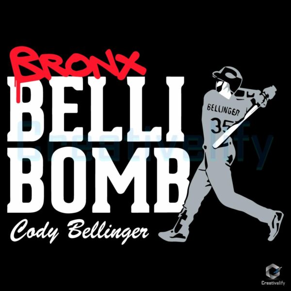 Bronx Bombshell Cody Bellinger SVG Design