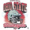 Buckeye Nation Buckeyes Weed Football Helmet SVG