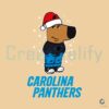 Carolina Panthers Chill Guy Christmas Football SVG