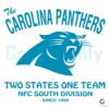 Carolina Panthers Two States One Team Football SVG