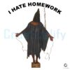 Chauncey Rocks I Hate Homework PNG Design