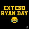 Cheerful Ryan Day Smiley Face SVG Design