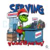 Christmas Grinch Cashier Serving Grinches All Year Long PNG