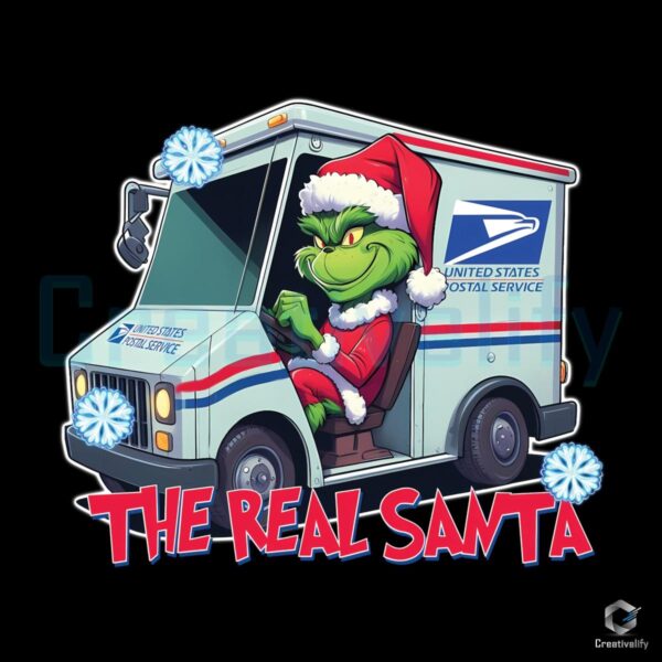 Christmas Grinch Transporter The Real Santa PNG