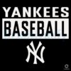 Classic New York Yankees Baseball Logo SVG Design