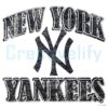 Classic NY Yankees Baseball Logo in PNG Format