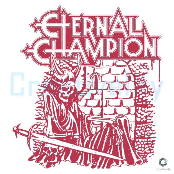 Clernal Champion BloodSoaked Sword Blade SVG Masterpiece