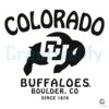 Colorado Buffaloes Football Logo Mascot Silhouette SVG