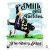 Cooper DeJean The Dairy King Tackles Milk in Style PNG