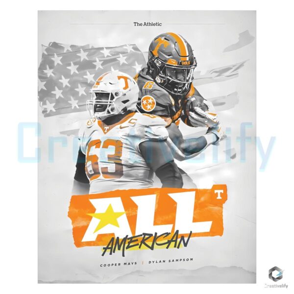 Cooper Mays Dylan Sampson Tennessee Vols PNG Design