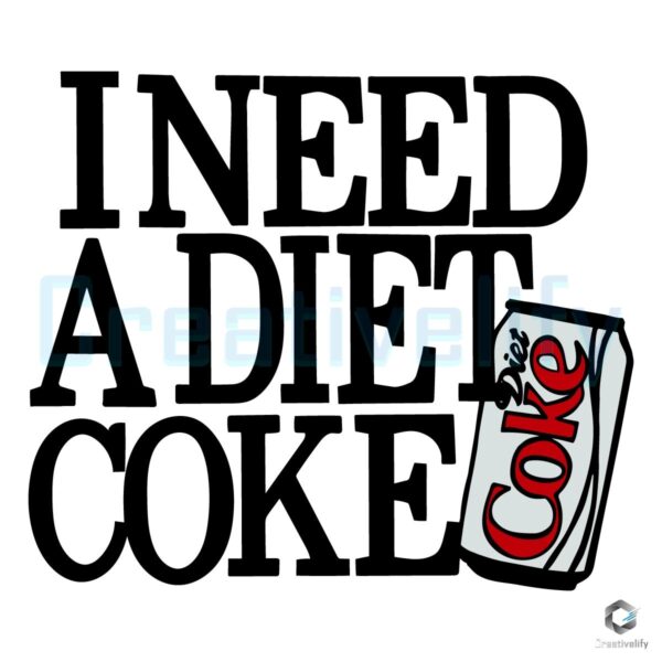 Craving a Diet Coke SVG Design