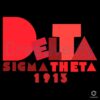 Delta Sigma Theta 1913 SVG Fun Cartoon Design