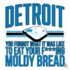 Detroit Lions Football Moldy Bread Design PNG