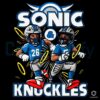 Detroit Lions Gibbs Montgomery Sonic and Knuckles PNG