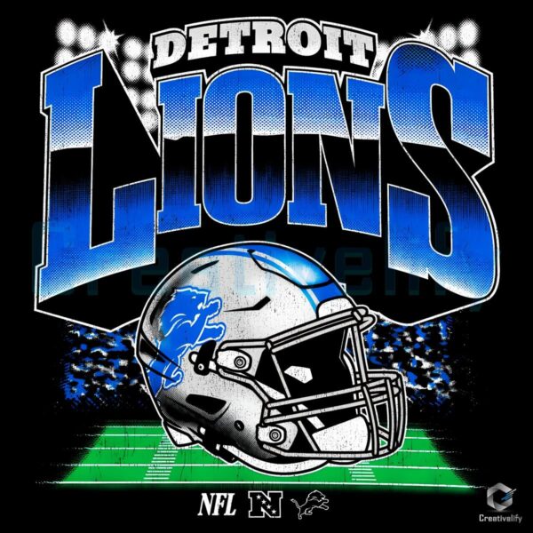 Detroit Lions NFL Helmet Logo in Stunning PNG Format