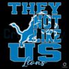 Detroit Lions SVG They Dont Roar Like Us