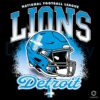 Detroit Lions Vintage Logo Classic NFL Design in PNG