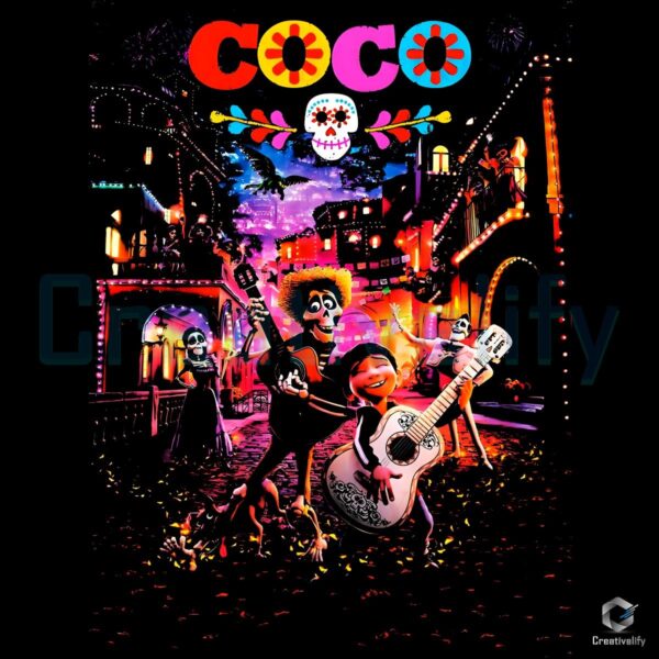 Disney Coco Movie Poster in Stunning PNG Format