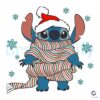 Disney Stitch Scarf Merry Christmas 2024 SVG