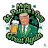 Donald Trump St Patricks Day SVGPNG Make It Great Again