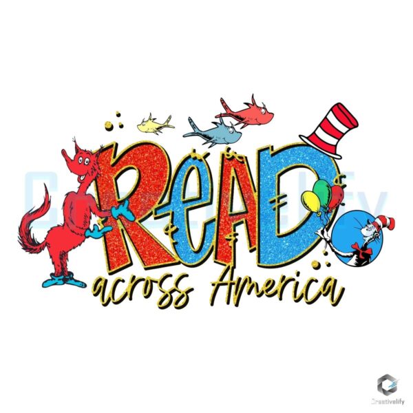 Dr Seuss Fox in Socks PNG Celebrate Happy Reading Book Day