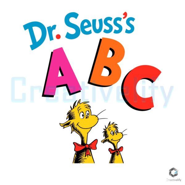 Dr Seuss SVG The Ultimate ABC Book Design