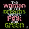 Dream Girl in Pink and Green SVG Design