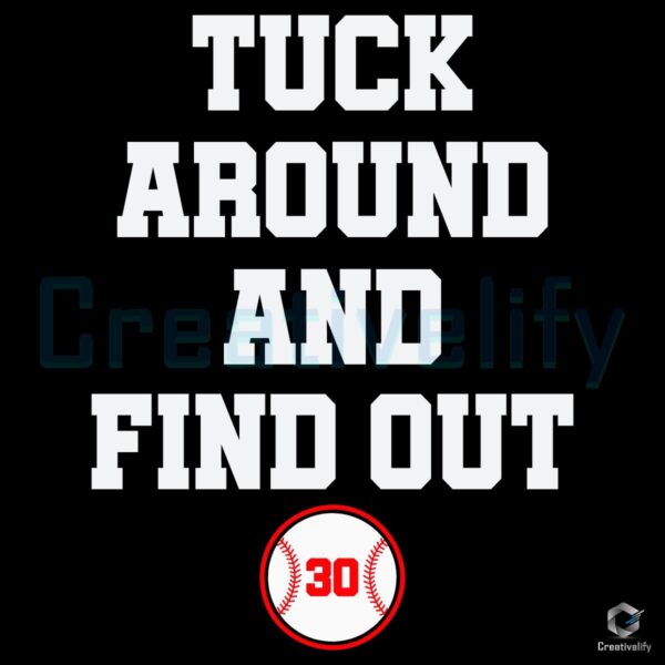 Find Out with Kyle Tucker 30 Chicago Cubs SVG Design