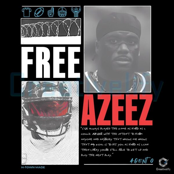 Free Azeez AlShaair Houston Texans PNG Design