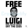 Free Luigi Deny Defend Depose Eat the CEOs SVG