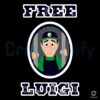 Free Vintage Luigi Mario SVG Funny and Retro