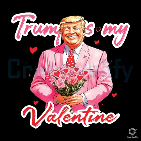 Funny Retro Trump Valentine Love PNG for Your Valentine