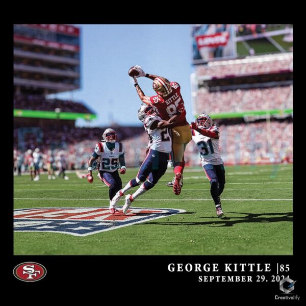 George Kittle 85 49ers Star Sep 29 2029 PNG Download