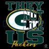 Green Bay Packers SVG They Not Like Us Football Design