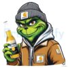 Grinch Dad Cheers with Corona Beer SVGPNG