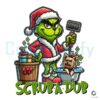 Grinch Pet Sitter Scrub A Dub PNG