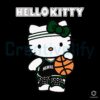 Hello Kitty Basketball SVG Milwaukee Bucks Edition