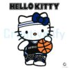 Hello Kitty x Warriors Basketball SVG Design