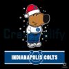 Indianapolis Colts Chill Guy Christmas Football SVG