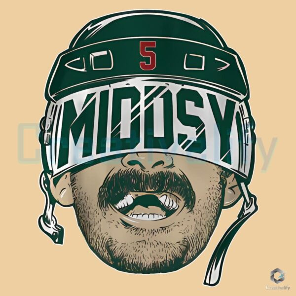 Jake Middsy Middleton PNG Minnesota Wild Star in Action